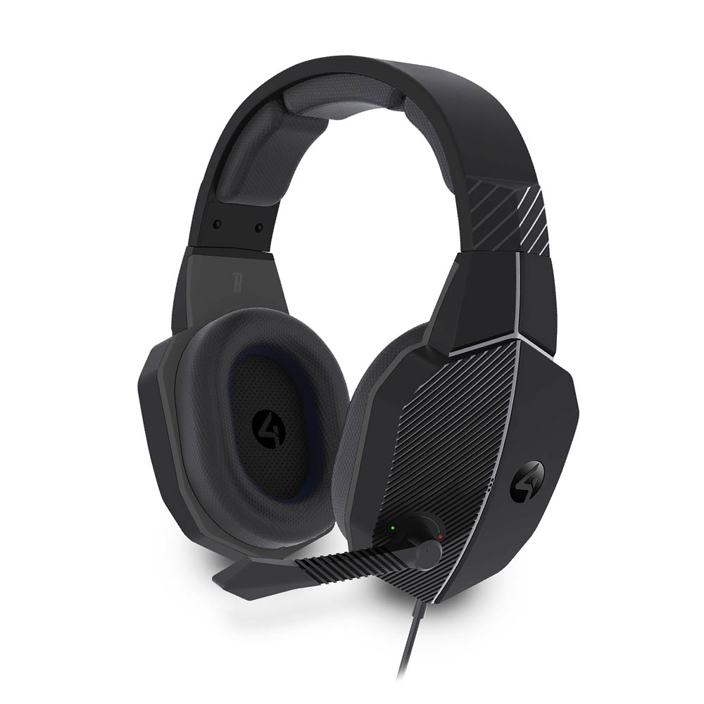 4Gamers Phantom Gaming Headset - Black