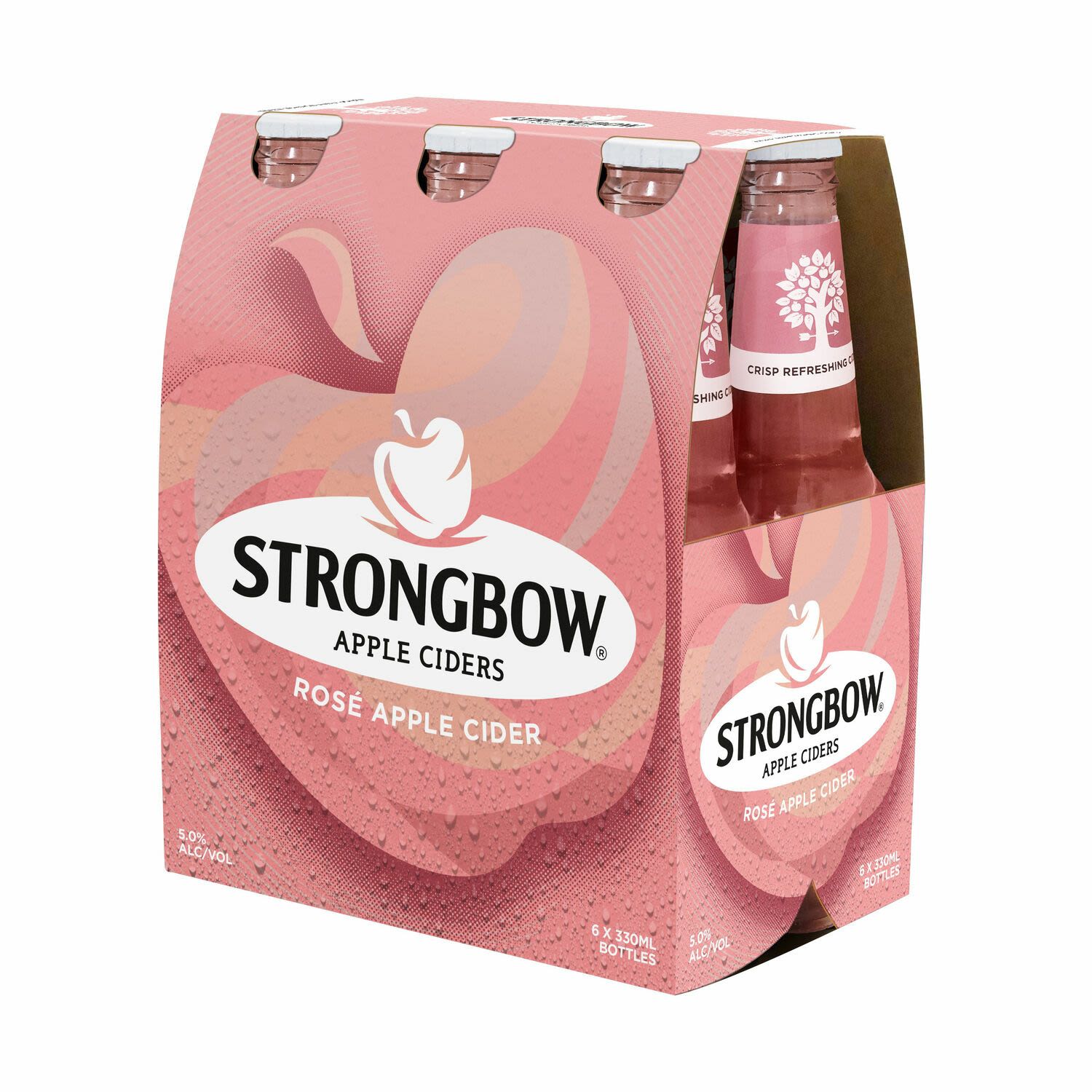 Strongbow Apple Cider Blossom Rose 8.2% 330ml 6 Pack