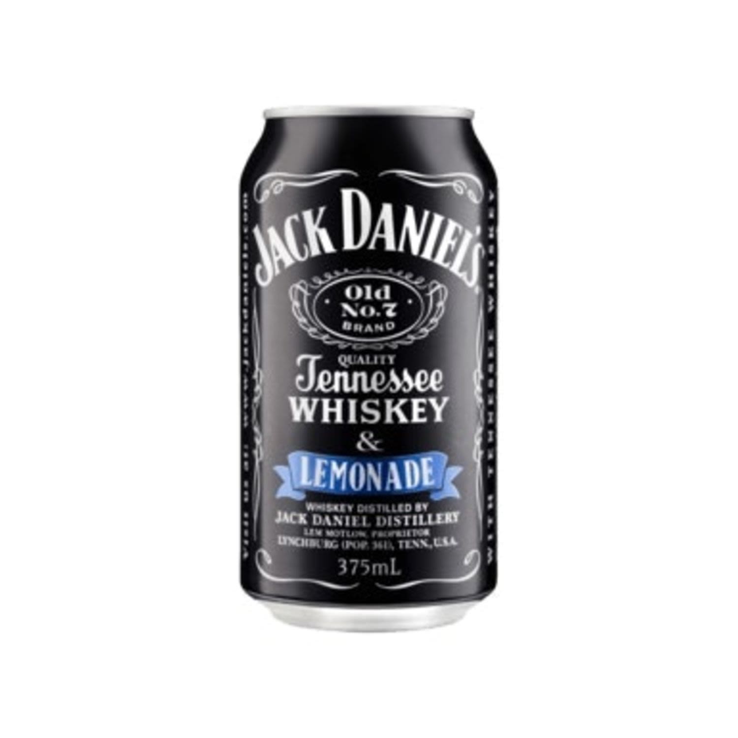 Jack Daniels Tennessee Whiskey & Lemonade 375ml - Case (24)