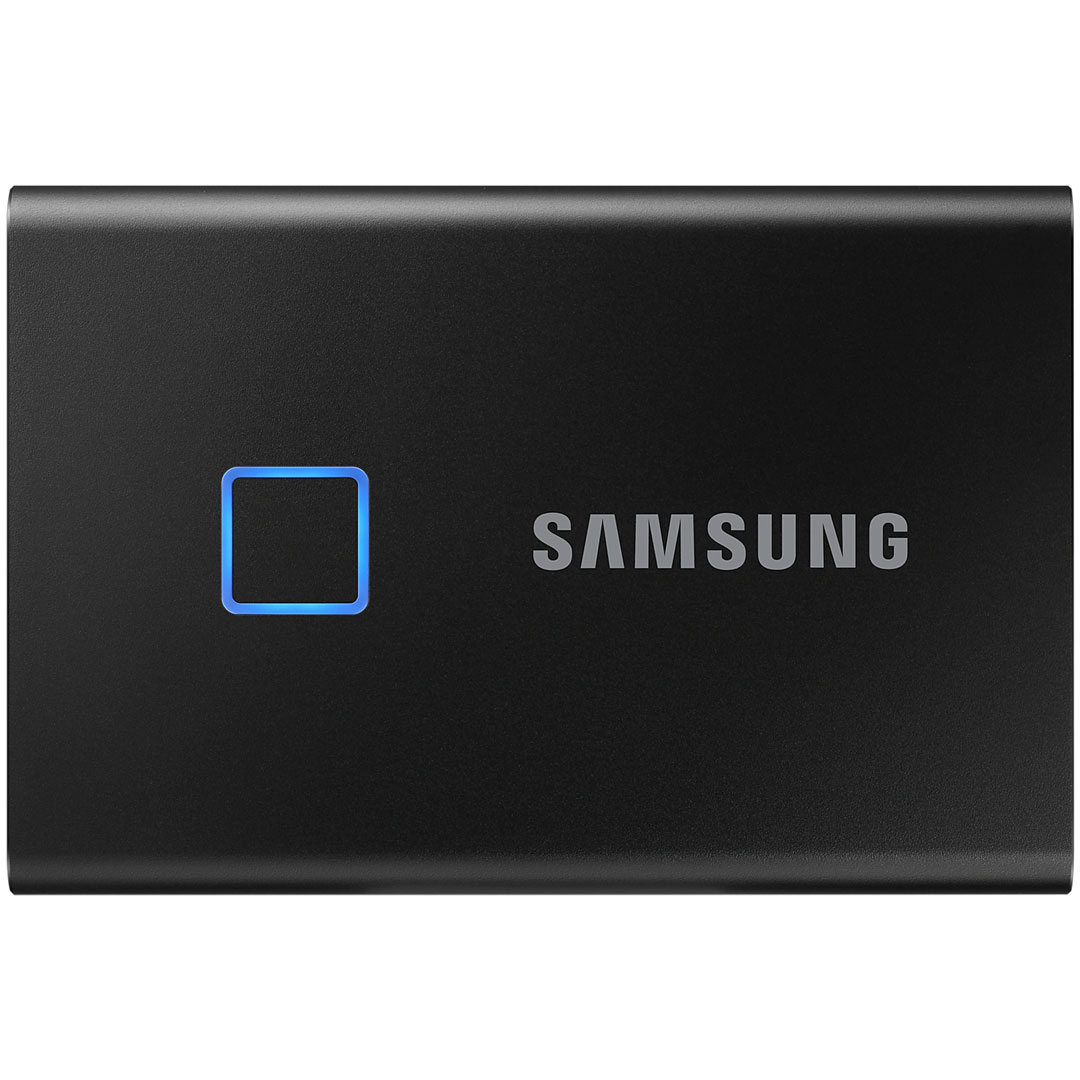 Samsung 500GB T7 Touch Portable SSD (Black)