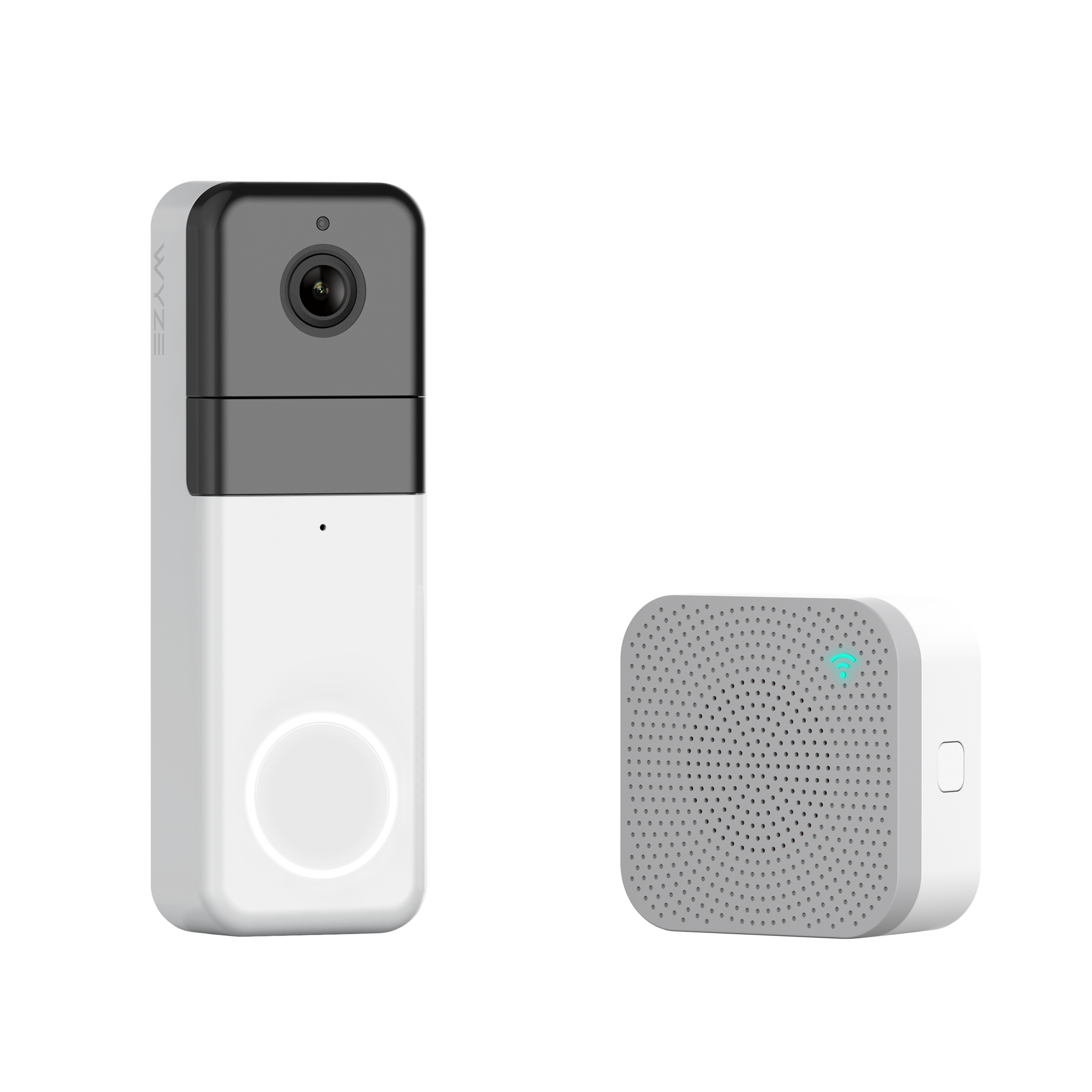 Wyze Wireless Video Doorbell Pro (Chime Included), 1440 HD Video, 1:1 Aspect Ratio: 1:1 Head-to-Toe View, 2-Way Audio, Night Vision