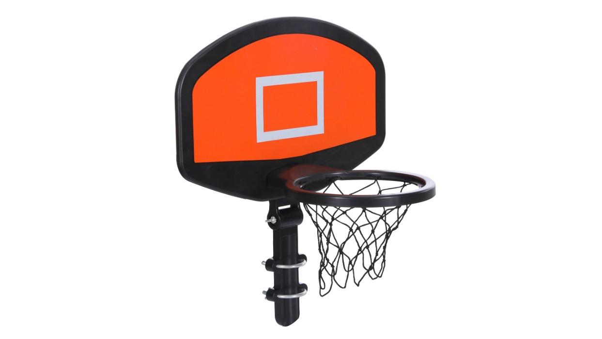 Centra Trampoline Basketball Set Kids Basketball Hoop Ring Backboard Pump Ball KD1116-BSK