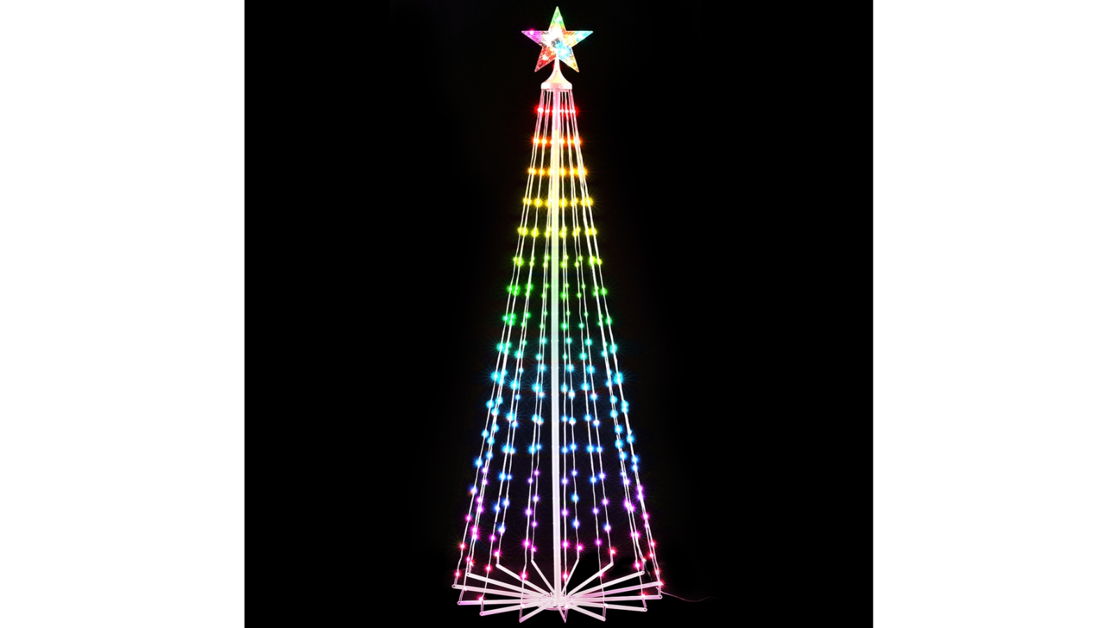 1.8m Christmas Tree 265 LED RGB Fairy Lights Jingle Jollys