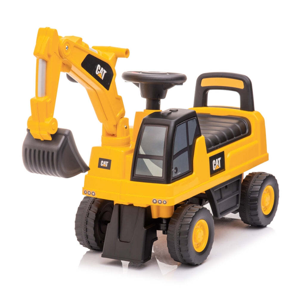 Cat Licenced Excavator Digger Foot-to-Floor Ride-On Toy Truck