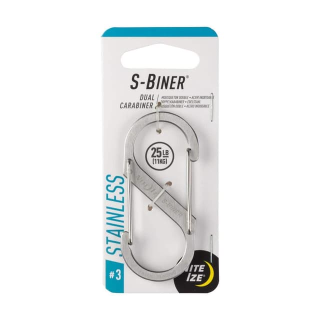 #3 Stainless S-Biner