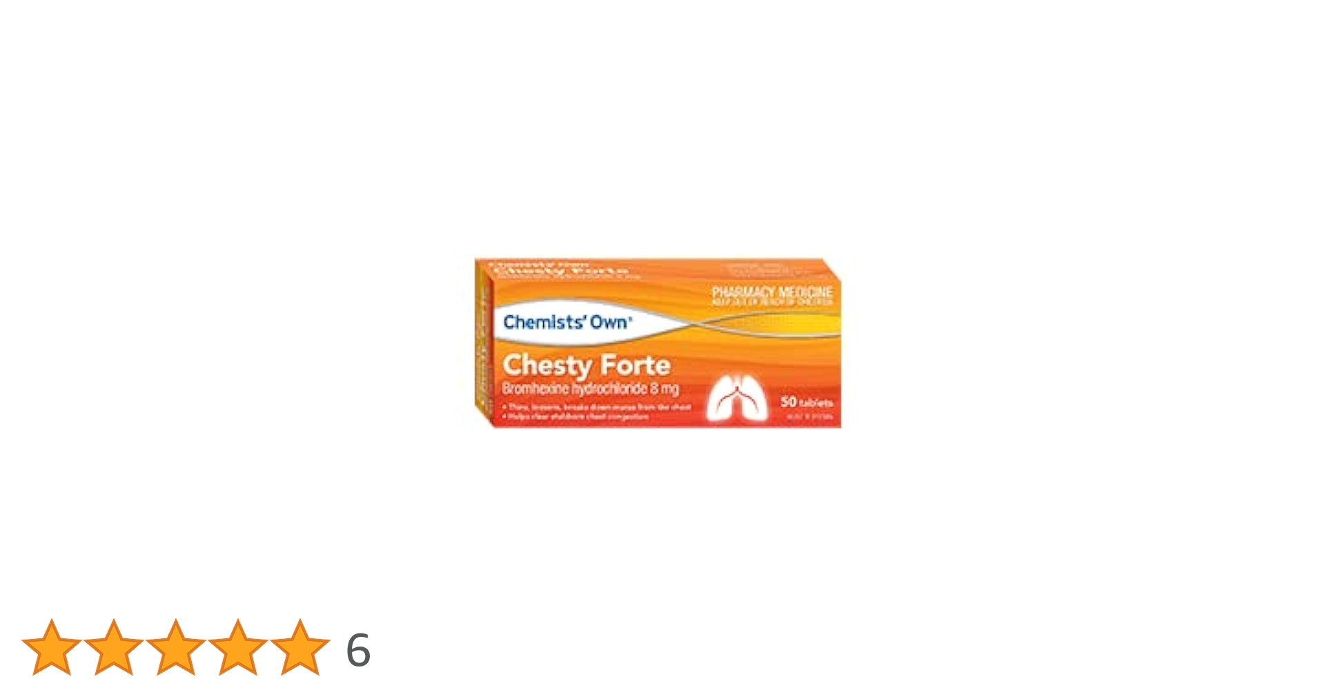 Chemists' Own Chesty Forte 8mg 100 Tablets (S2)
