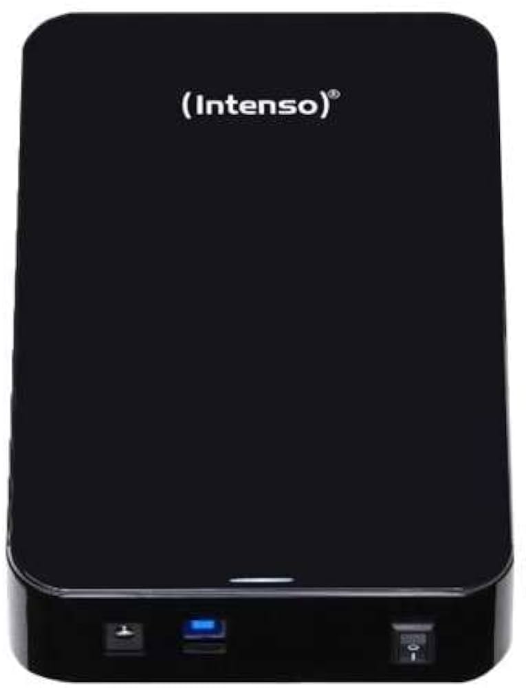 Intenso Memory Center Hard Drive - 8 TB - USB 3.0 - Black