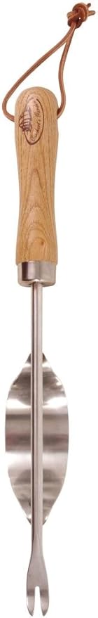 Esschert Design GT11 38 x 7 x 5cm Wood/ Stainless Steel Garden Weeder - Brown