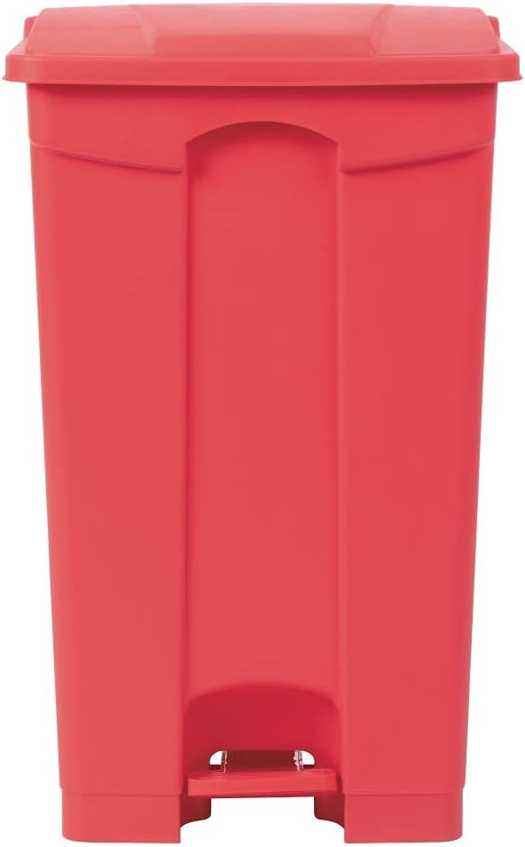 Jantex Kitchen Pedal Bin Red 87Ltr DC712