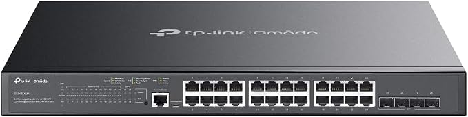 TP-Link TL-SG3428XMP Jetstream 24-Port Gigabit and 4-Port 10GE SFP+ L2+ Managed Switch with 24-Port PoE+