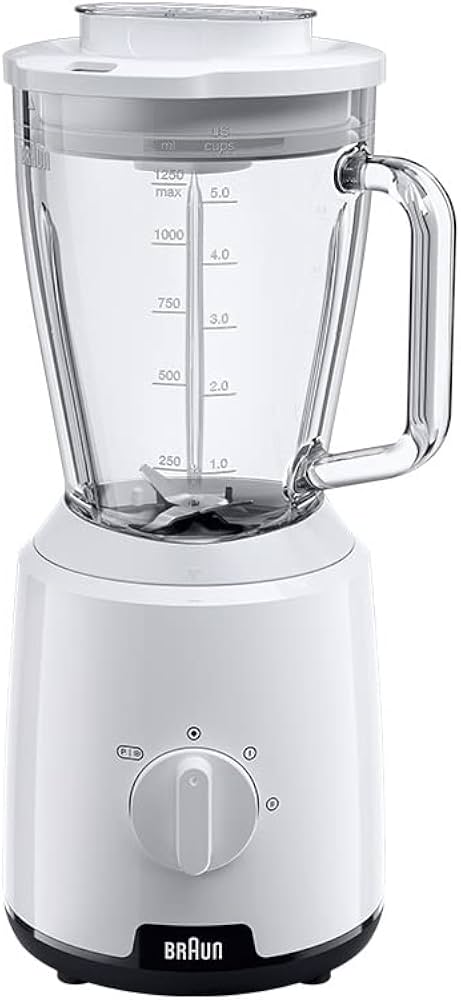 Braun JB 1050 1.25 L Tabletop Blender 600 W White Hardware/Electronic