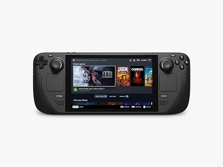 Steam Deck Handheld Portable Gaming Console - 64GB - Black - New