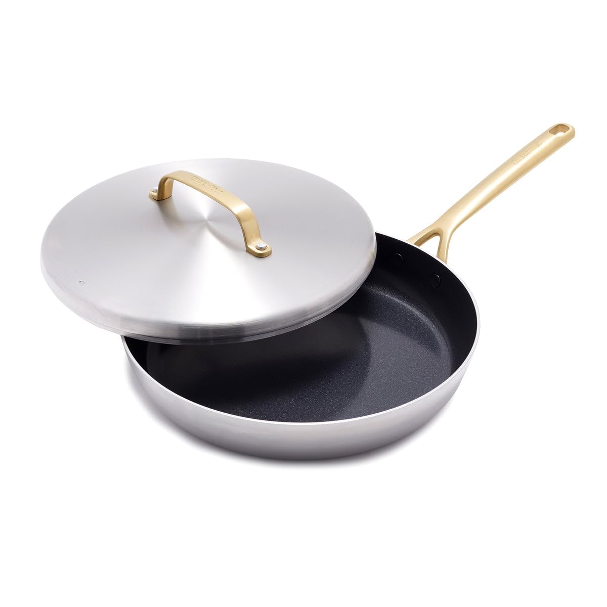 GreenPan GP5 12 Hard Anodized Aluminum Fry Pan Metallic