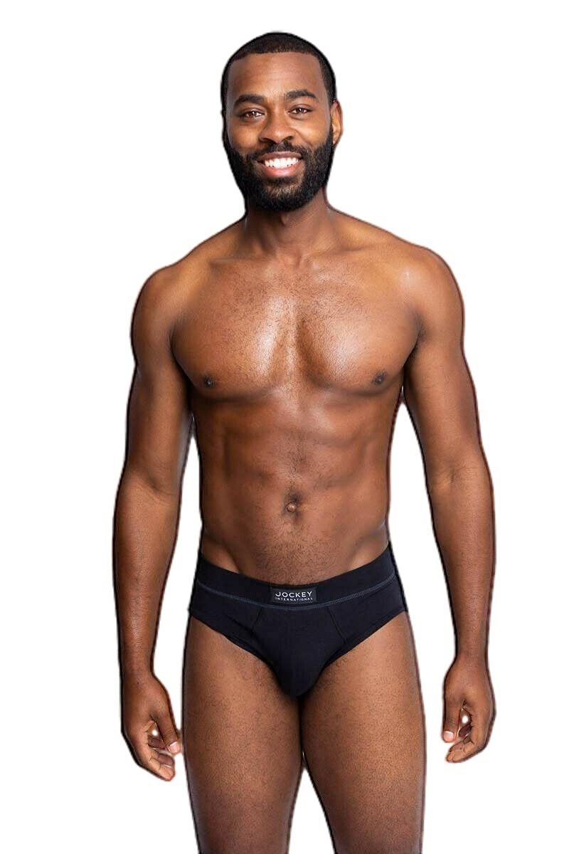 Jockey Comfort Classics Brief 3 Pack in Black XL