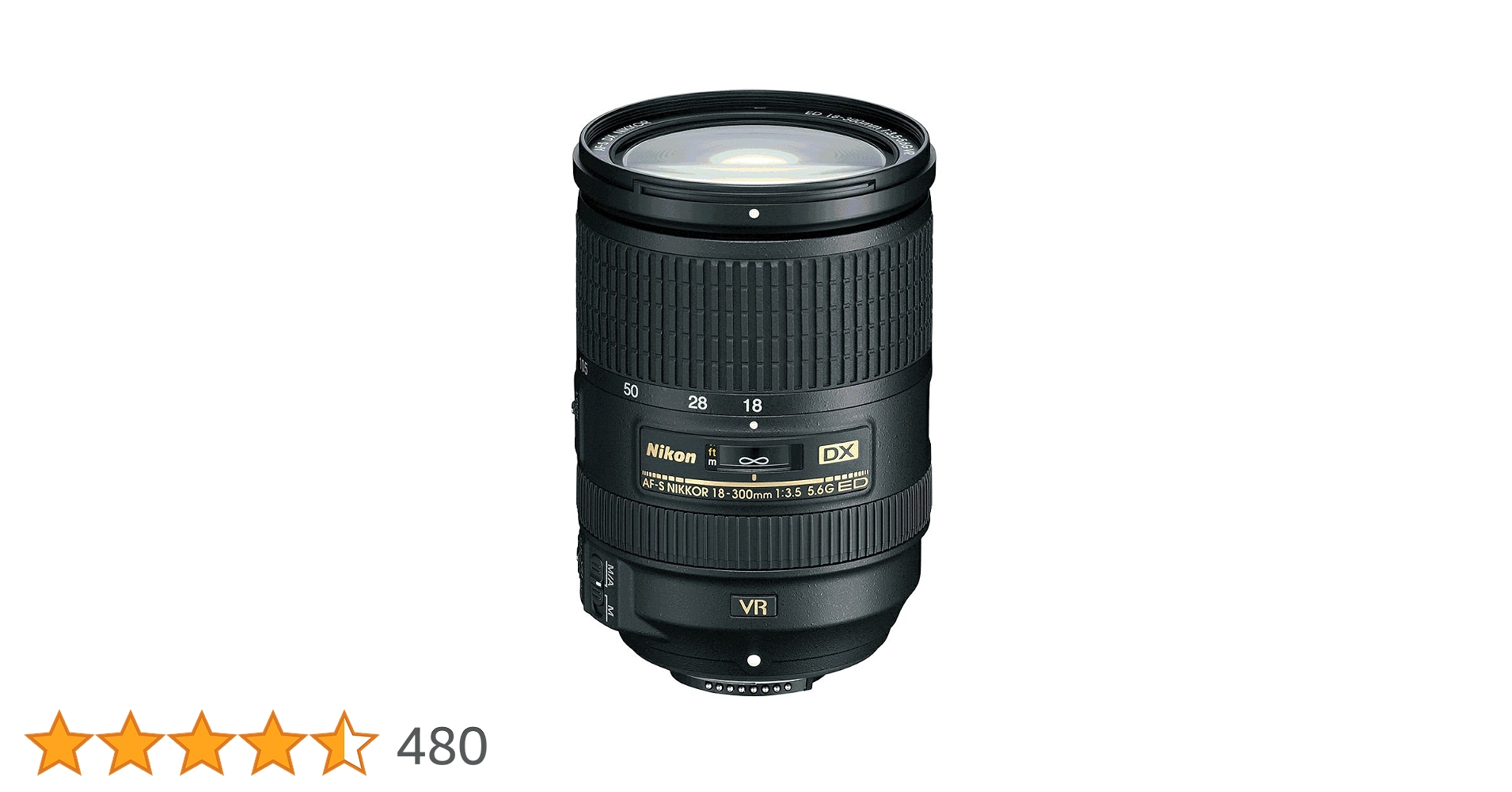 Nikon AF-S NIKKOR DX 18-300mm f/3.5-5.6 G Ed VR Lens