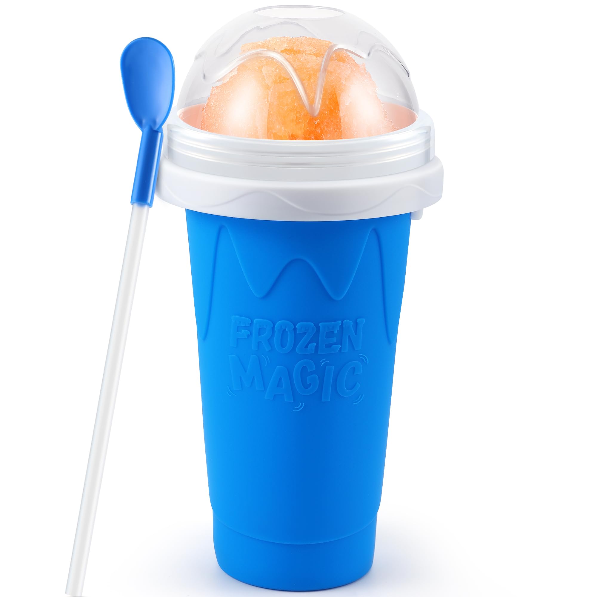 Tgosomt Slushie Cup Maker Squeeze, DIY Quick Frozen Magic Cup Slushy