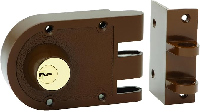 Yale Deadbolt Brown Double