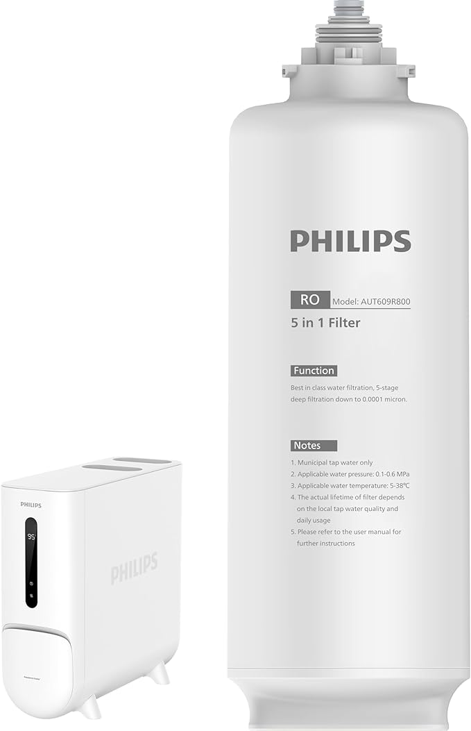 Philips Reverse Osmosis 5-in-1 Filter Cartridge - White