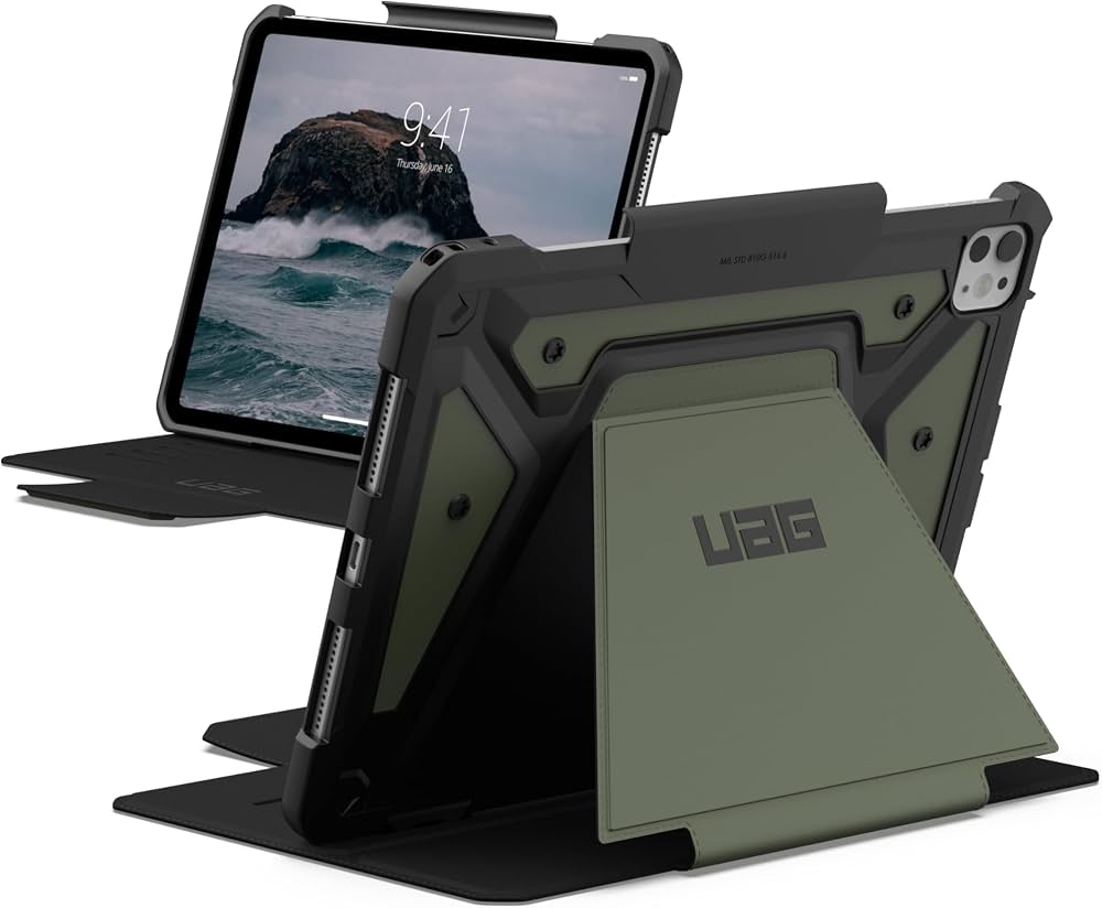 Urban Armor Gear Metropolis SE Series iPad Pro 11" (5th Gen, 2024, M4) Folio Case | Olive