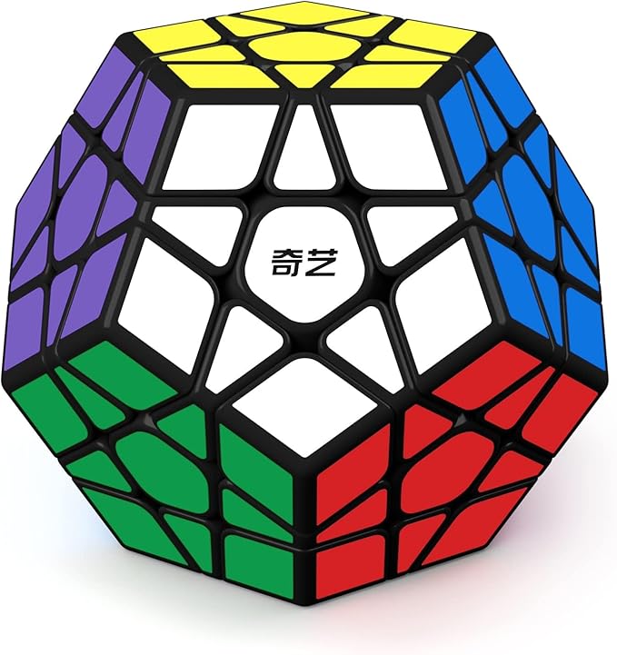 Megaminx Cube ROXENDA 3x3x3 Pentagonal Speed Cube Dodecahedron Magic Cube Puzzle Toy