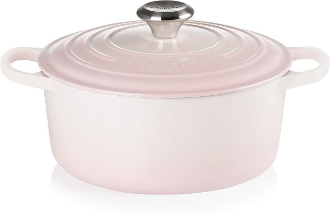 Le Creuset Round Casserole Cast Iron 20 cm Shell Pink