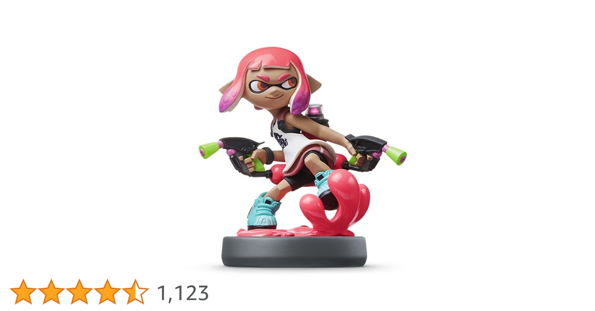 Amiibo Splatoon Girl Neon Pink Japan Nintendo Series