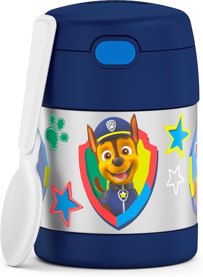 Thermos Funtainer 296ml Stainless Steel Vacuum Insulated Kids Food Jar, Paw Patrol - Boy | General