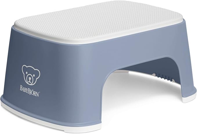BabyBjörn Step Stool, Deep Blue/White
