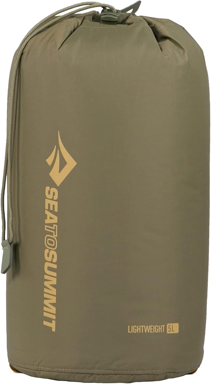 Sea To Summit Lightweight Stuff Sack, Burnt Olive, 5 Litre