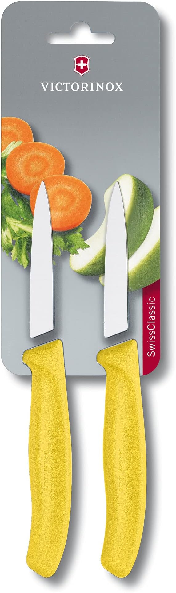 Victorinox Classic Paring Knife 2 Piece Set 8cm | Yellow