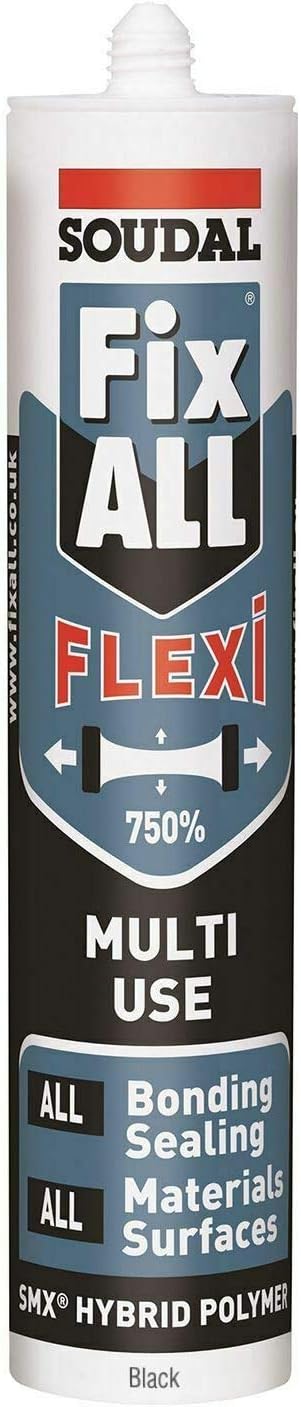 Soudal Fix All Flexible Adhesive Sealant White 290ml (131482)