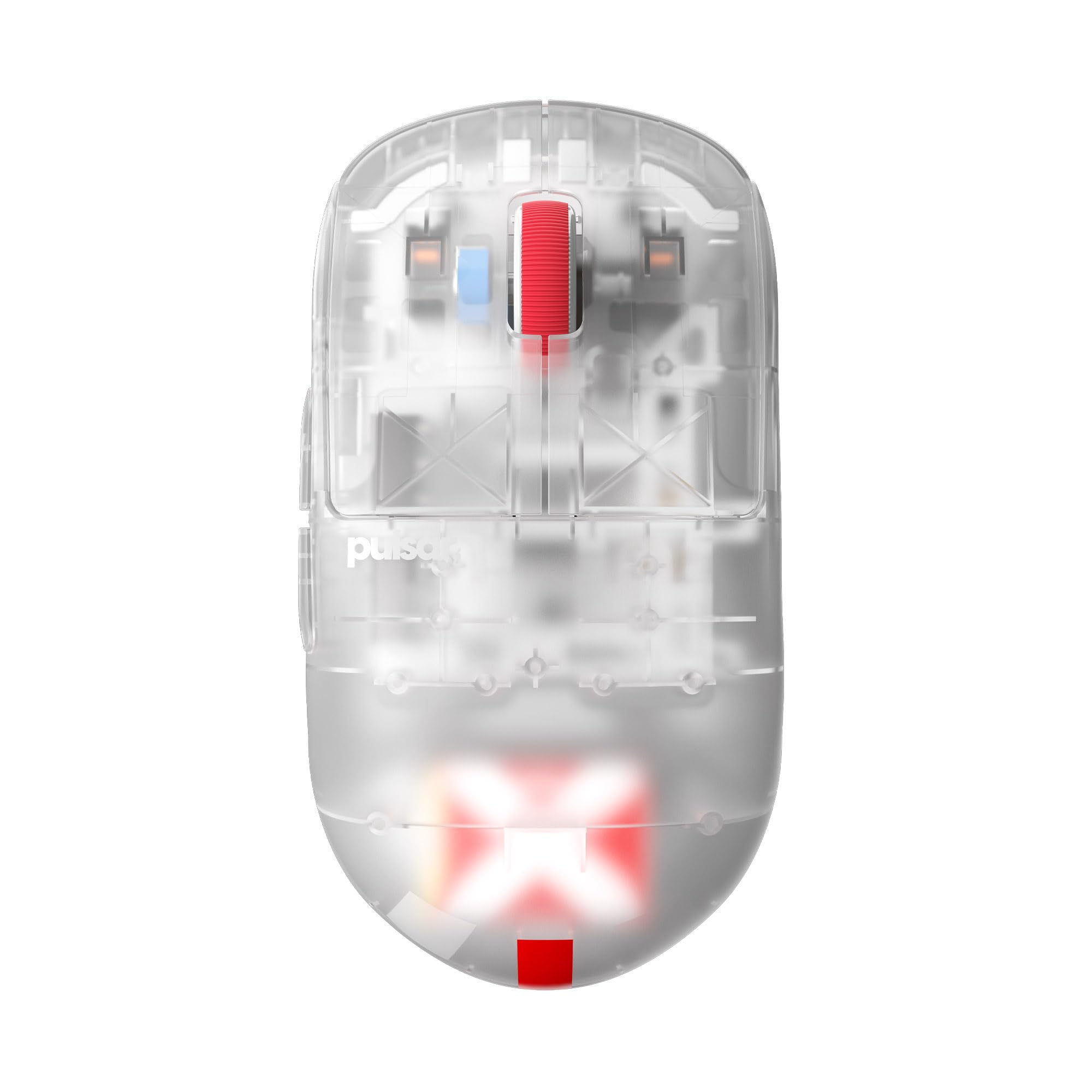Mwave Pulsar X2H Mini Wireless Optical Gaming Mouse - Super Clear Edition, PX2H1CL