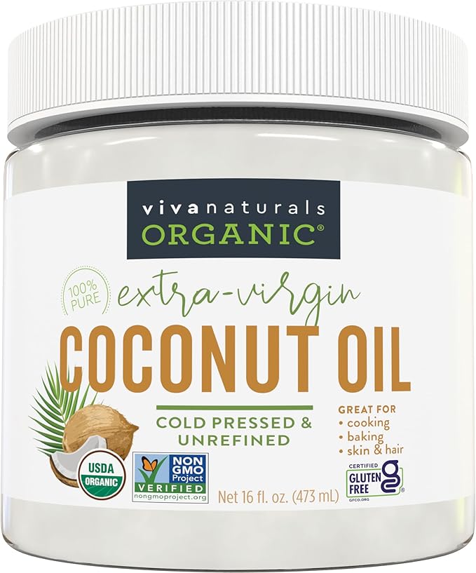 Viva Naturals Organic Extra Virgin Coconut Oil 16 fl oz
