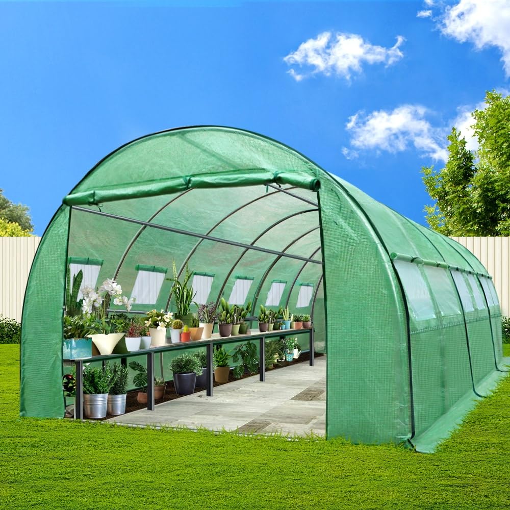 Greenfingers Greenhouse 6MX3M Garden Shed Green House Storage Tunnel Plant Grow