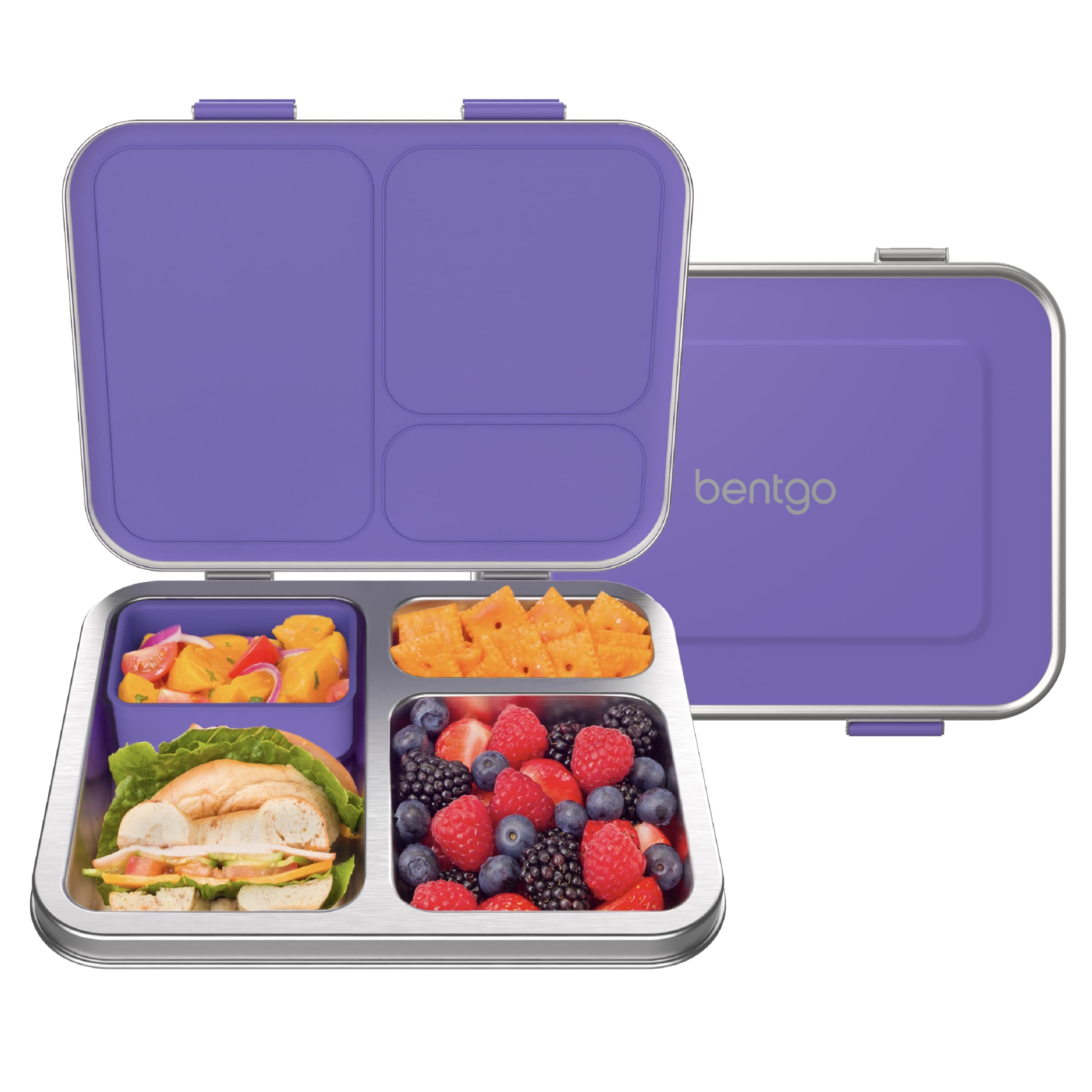 Bentgo Purple Stainless Steel Lunch Box 1
