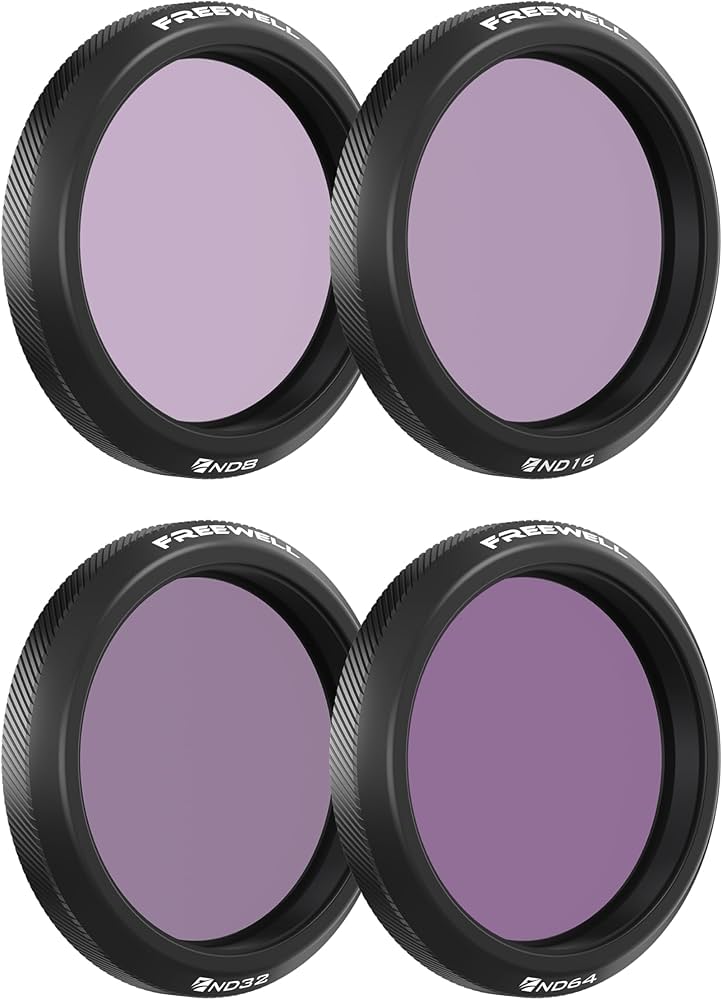 Freewell Standard Day Filter Kit for DJI Osmo Action 5 Pro (4-Pack)