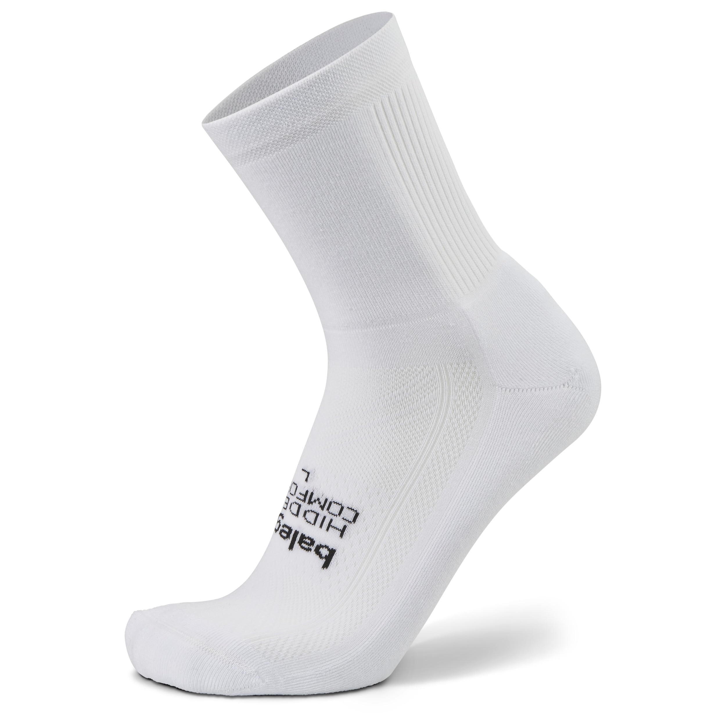 Balega Hidden Comfort Mini Crew - White Extra Large