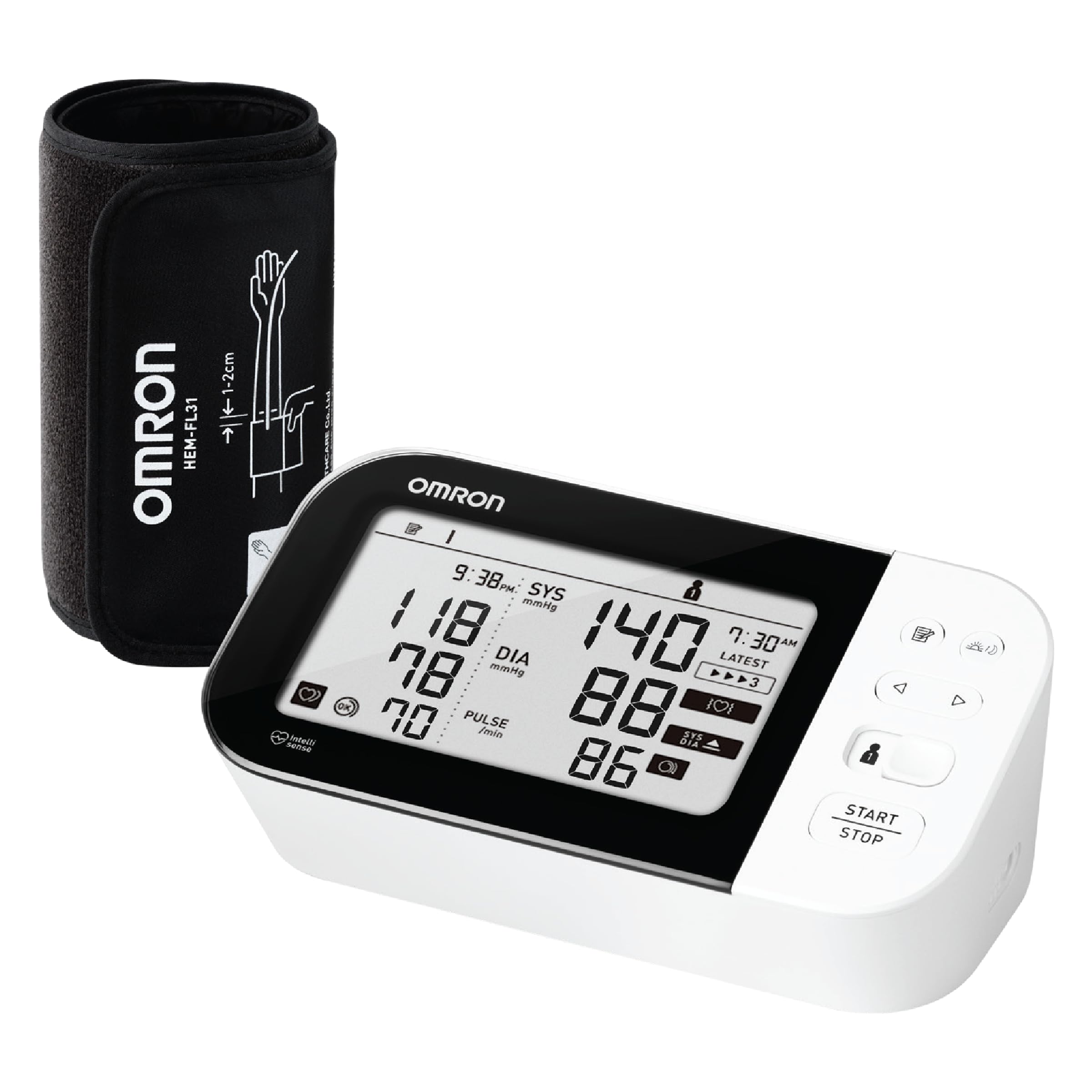 Omron M7 Intelli It AFIB Blood Pressure Monitor with Bluetooth (HEM-7380T1)