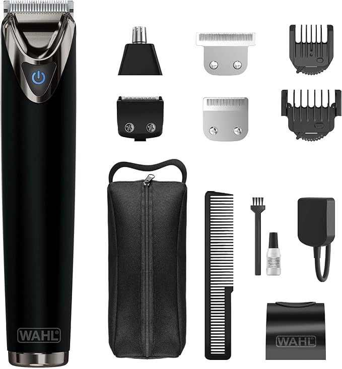 Wahl Advanced Stainless Steel Lithium-Ion Grooming Kit - Black