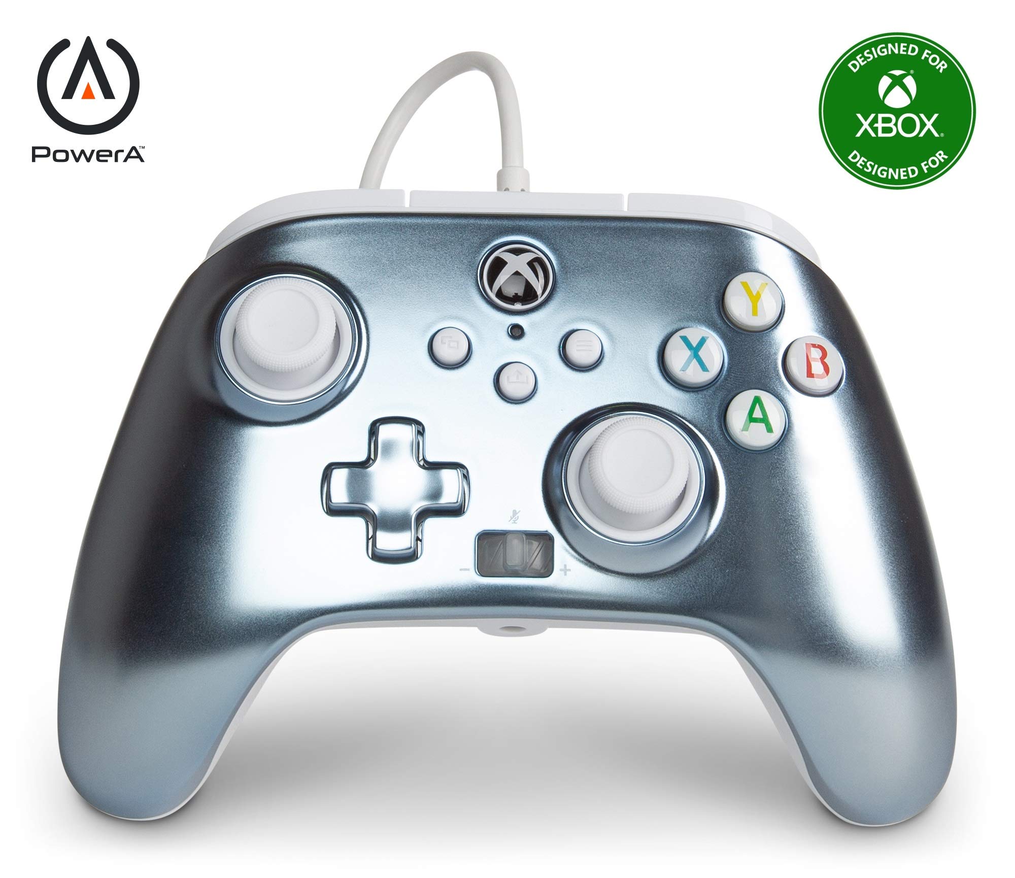 PowerA Xbox Series X/S Enhanced Wired Controller - Metallic Ice