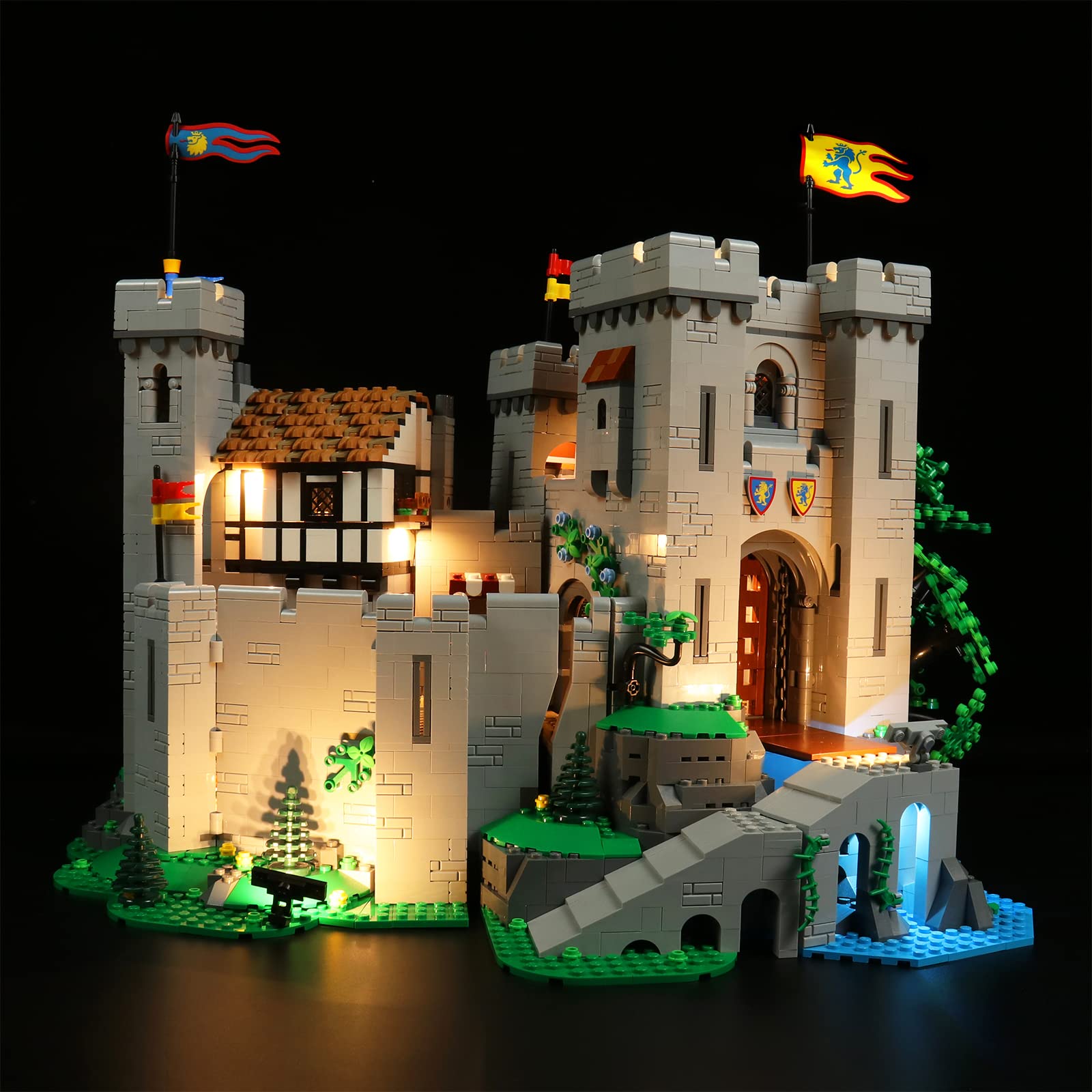 Brick Shine GC Light Kit for LEGO Lion Knights' Castle 10305 - Classic Version