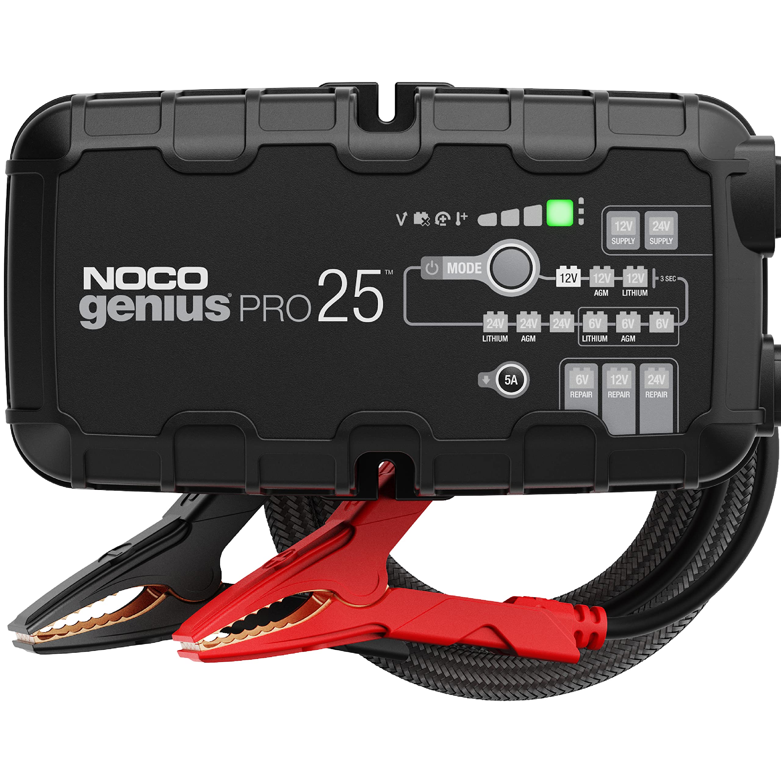 NOCO GENIUSPRO25 6v/12v/24v 25A Battery Charger