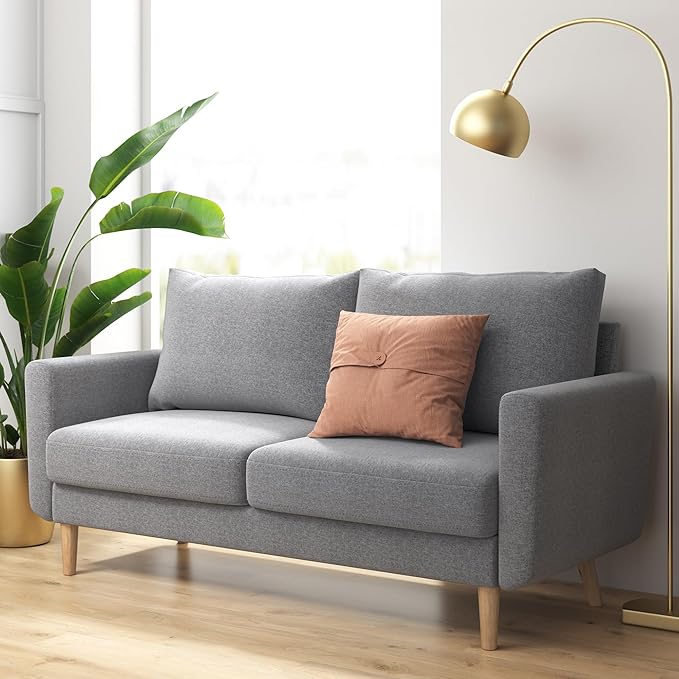 Zinus 2 Seater York Sofa - Grey