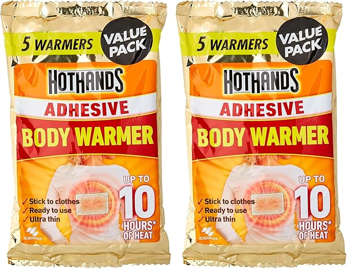HotHands Adhesive Body Air Activated Warmer Up to 10 Hours of Heat 5 Count Pack 1