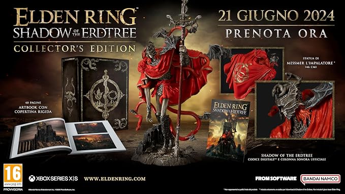 Xbox Smart Delivery Elden Ring: Shadow of The Erdtree Collector ́s Edition Red