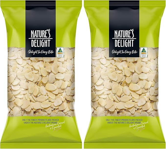 Natures Delight (Australian) Blanched almond Flakes 375 G