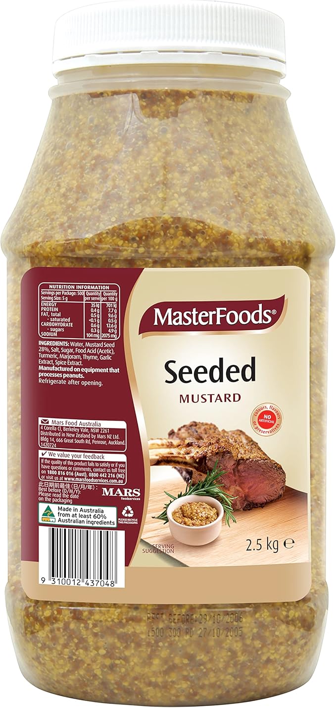 Masterfoods Seeded Mustard 2.5kg