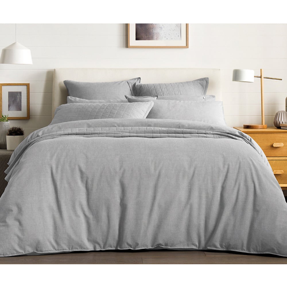 Sheridan Reilly Fog Quilt Cover Set, Queen