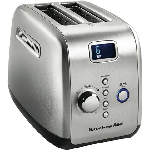 KitchenAid 5AKMT223SX Artisan 2 Slice Toaster Stainless Steel