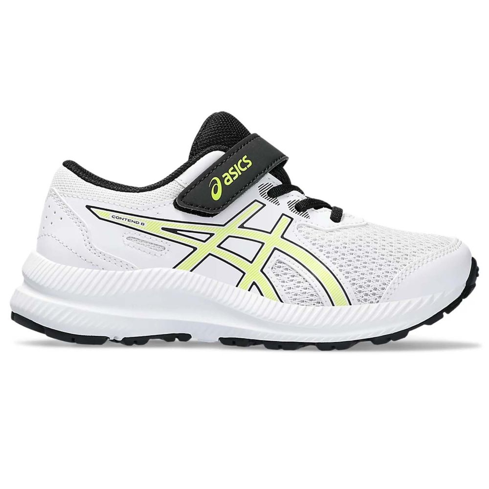 ASICS Contend 8 White Unisex Size 1| AfterPay Available